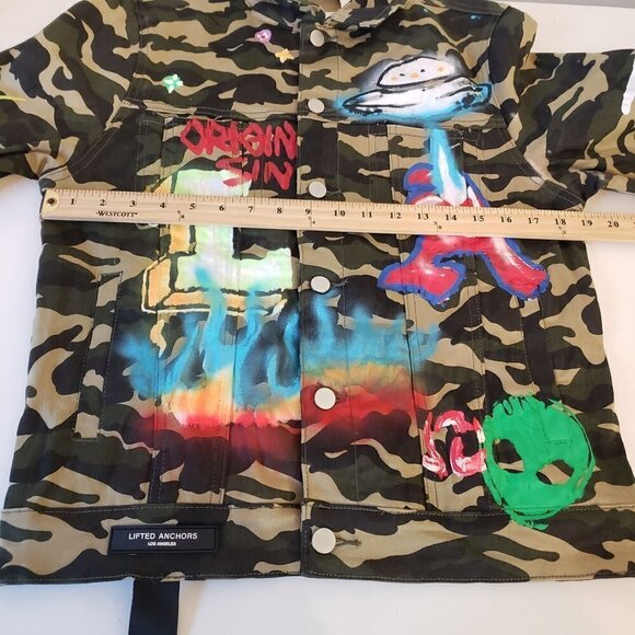 Lifted Anchors Starlight Cotton Blend Camo Jacket size S NWT - Picture 11 of 15